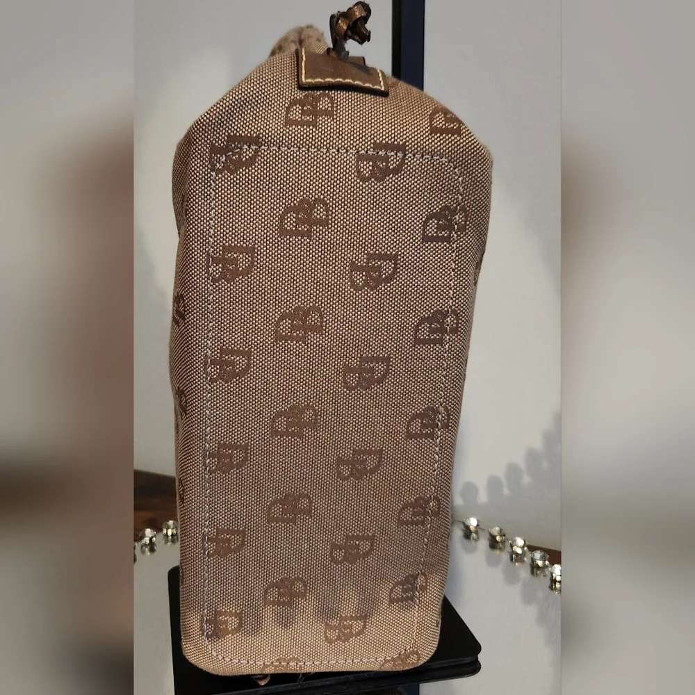Dooney & Bourke Signature Tulip Tassel Monogram Tote. EUC - Picture 5 of 17